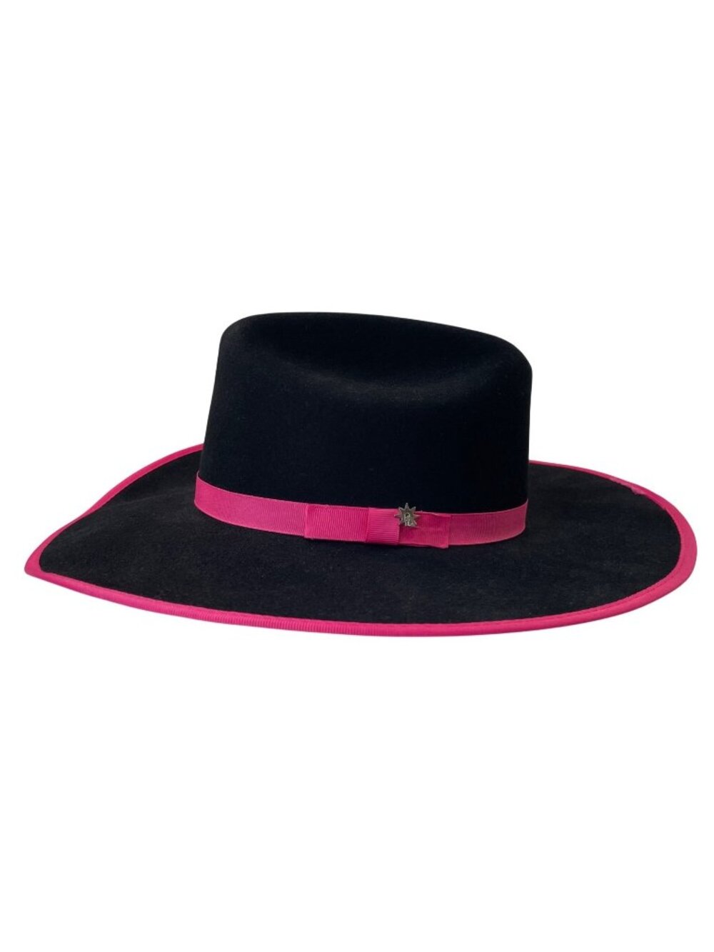 Bailey Brittany Girl Cowboy Hat One Size Black Hot Pink USA Western Rodeo